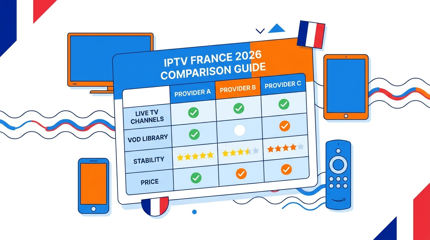 Meilleur IPTV France 2026 – comparatif et guide complet